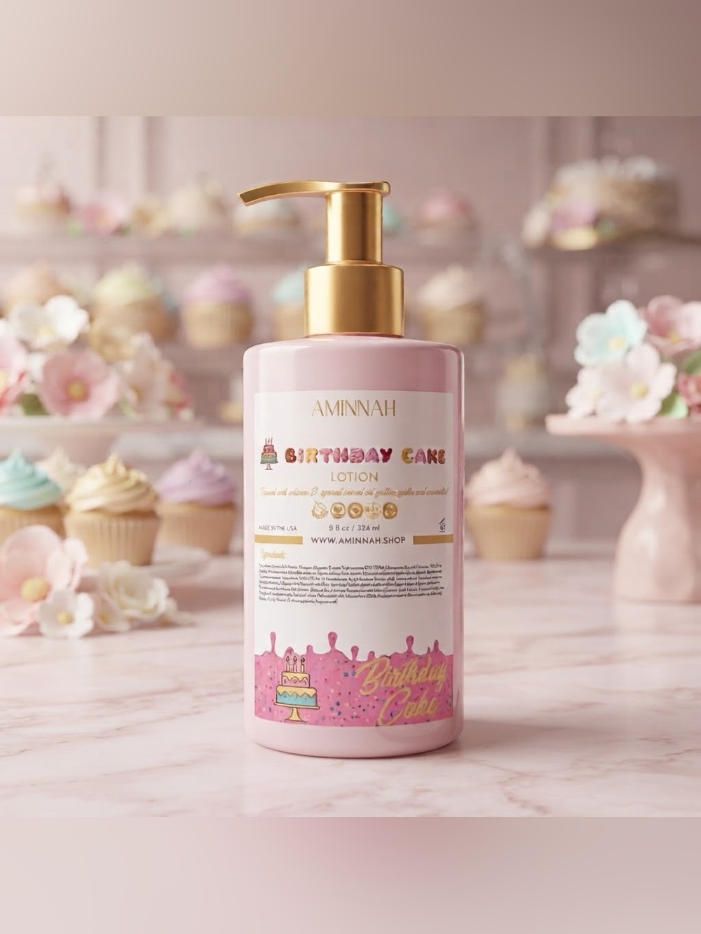 Aminnah Birthday Cake Lotion